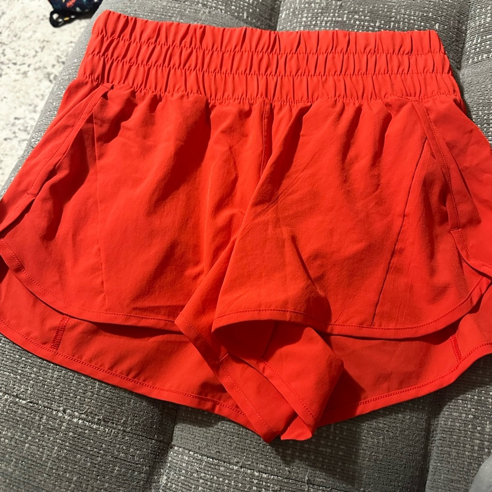 High wasted running shorts